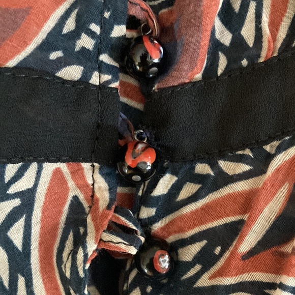 Le Full women boho top size 8 run small 4/6 - Picture 5 of 5